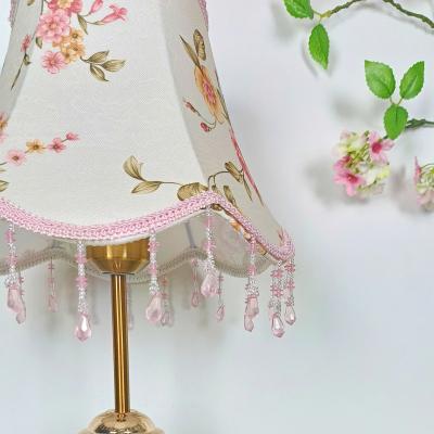 ĐÈN BÀN HỌA TIẾT CHIM TRĨ HOA PHÙ DUNG